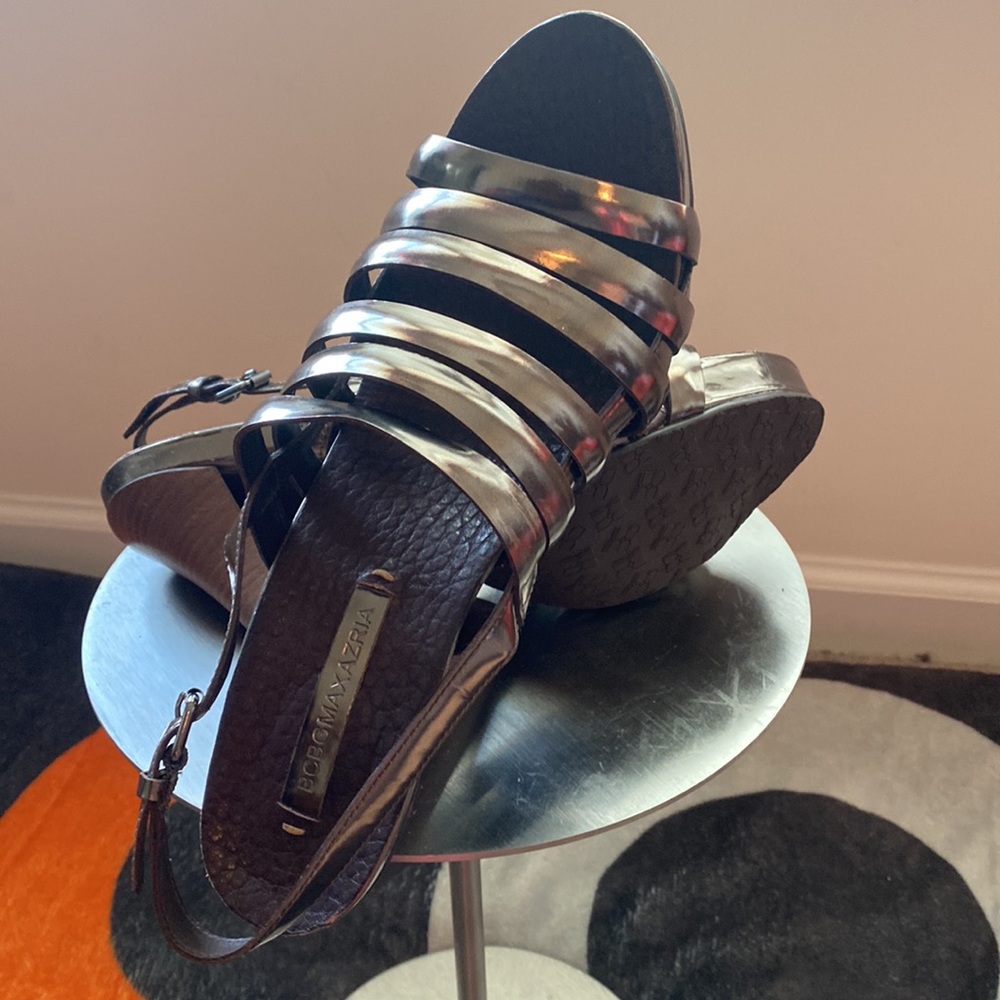 NEW BCBGMAXAZRIA MANDY PLATFORM SANDALS - Picture 9 of 16